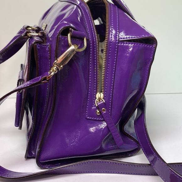 Kate Spade ♠️♠️♠️ Rare Camilla Street Purple Squared Cross Body Purse, Handbag - Picture 17 of 17